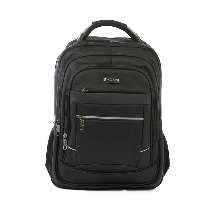 Mochila de Costas Preta Porta Notebook Alça Reforçada