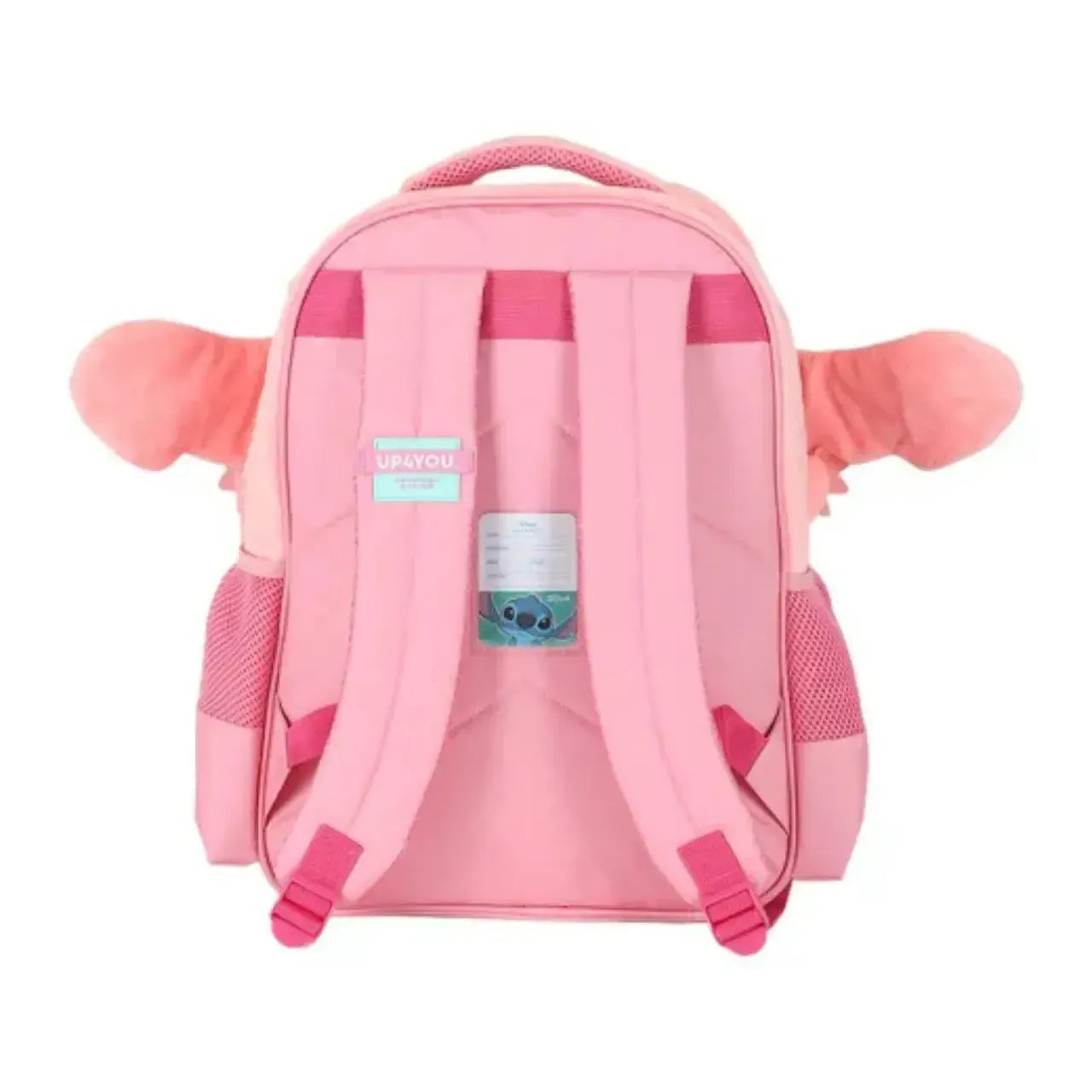 Mochila de Costas Stitch Rosa Abertura Interativa