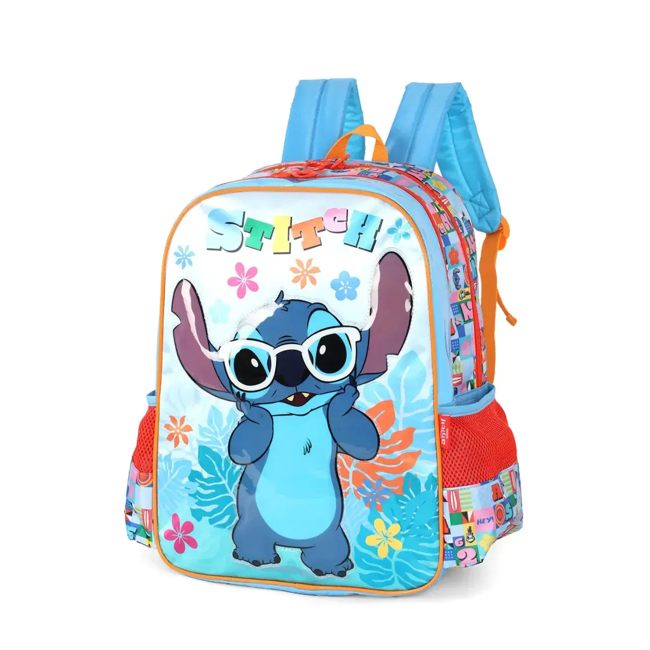 Mochila de Costas Stitch com Óculos Infantil Luxcel