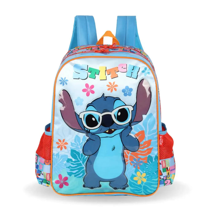 Mochila de Costas Stitch com Óculos Infantil Luxcel