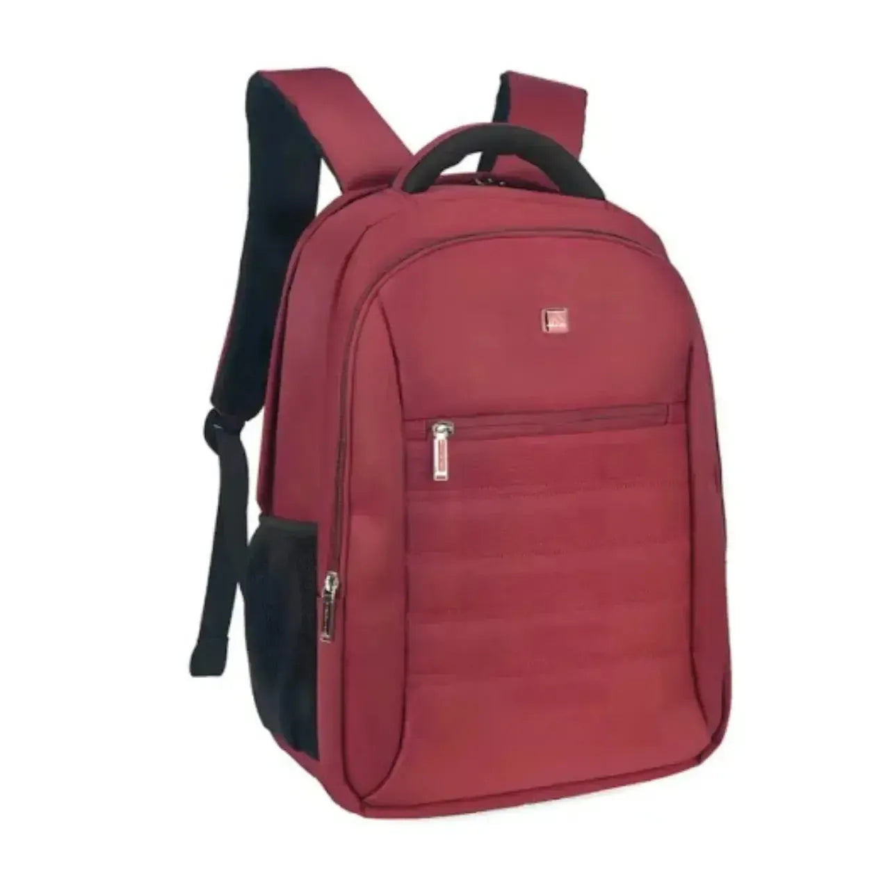 Mochila de Costas Vermelha Porta Notebook Alças Acolchoadas Reforçada