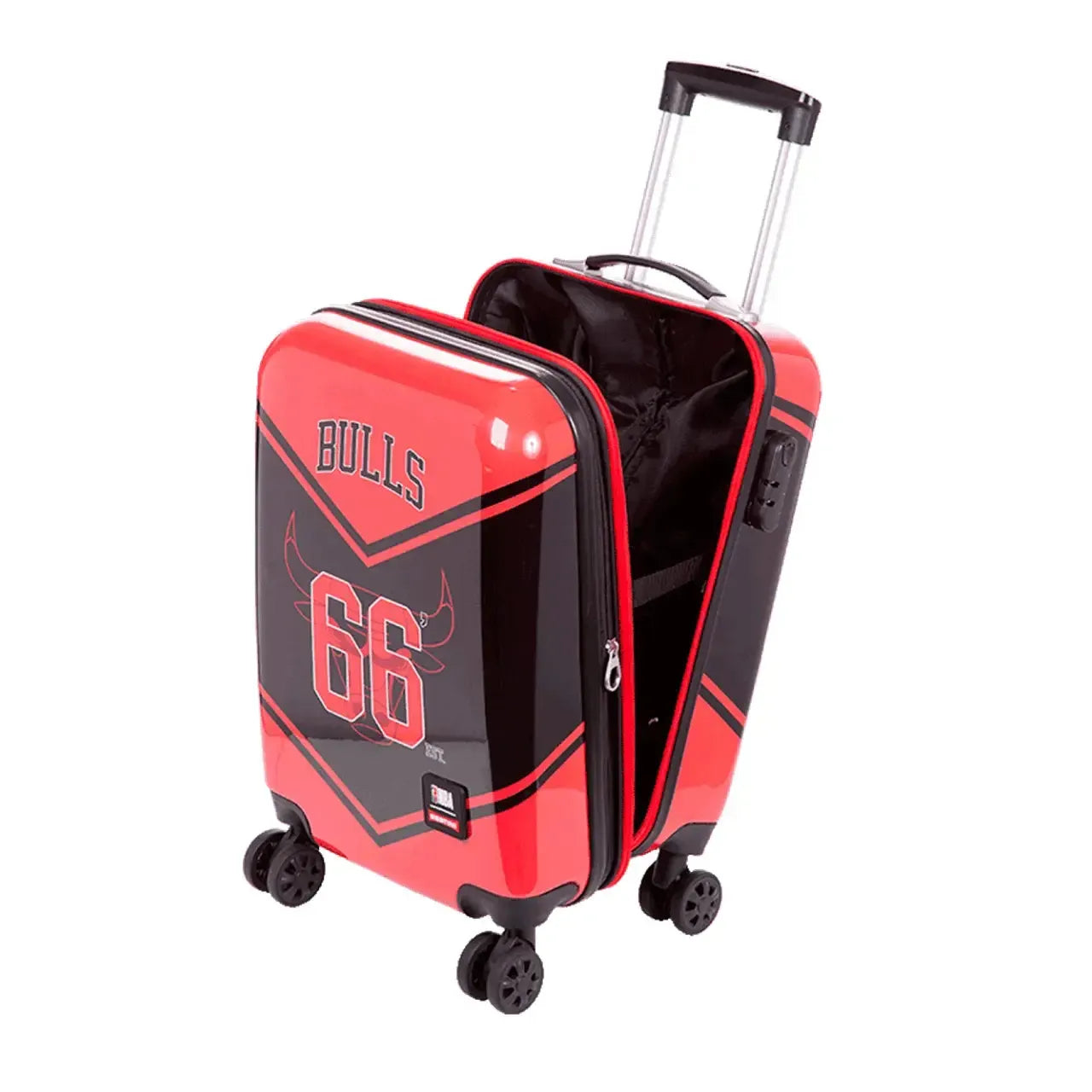 Mochilete de Rodinha 10kg NBA Chicago Bulls Sestini Rodas 360°