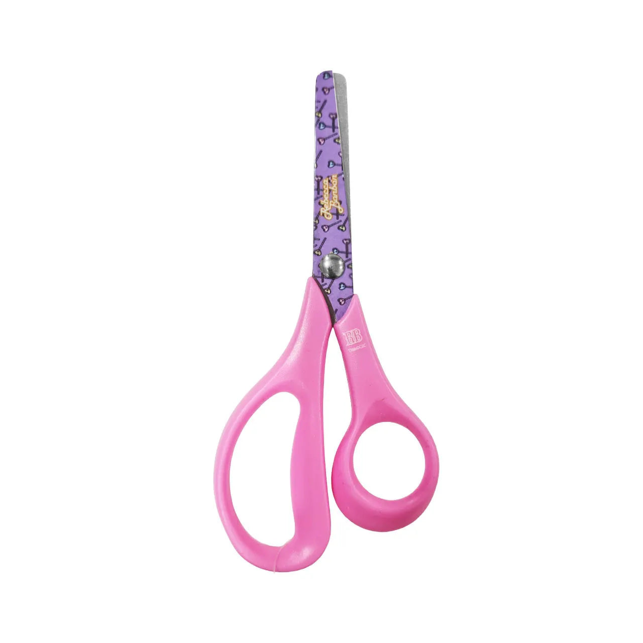 Tesoura Escolar Rebecca Bonbon Rosa 3 Aço Inox 13,5cm