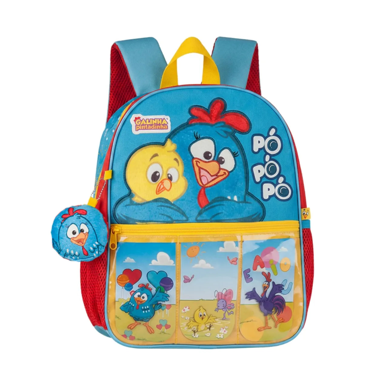 Mochila de Costas Baby Galinha Pintadinha
