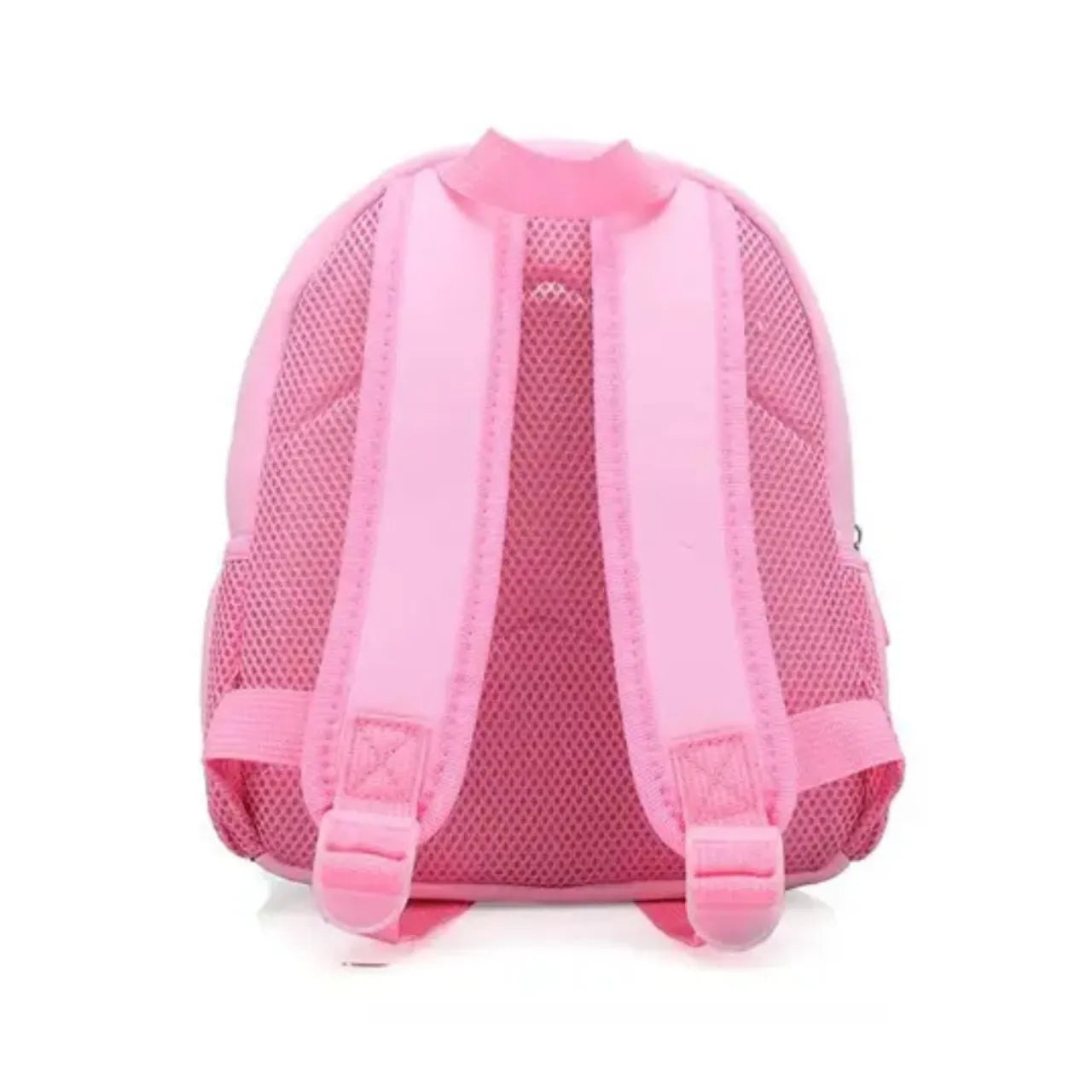 Mochila Baby Infantil Costas Ovelhinha Rosa Escolar com Bolsos Laterais