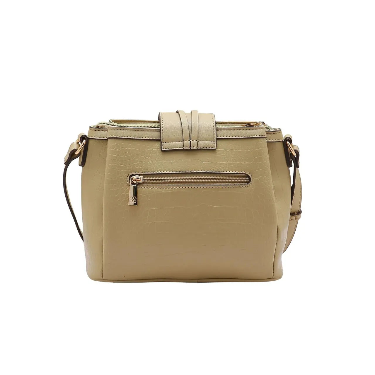 Bolsa Feminina Chenson Mini Croco Natural