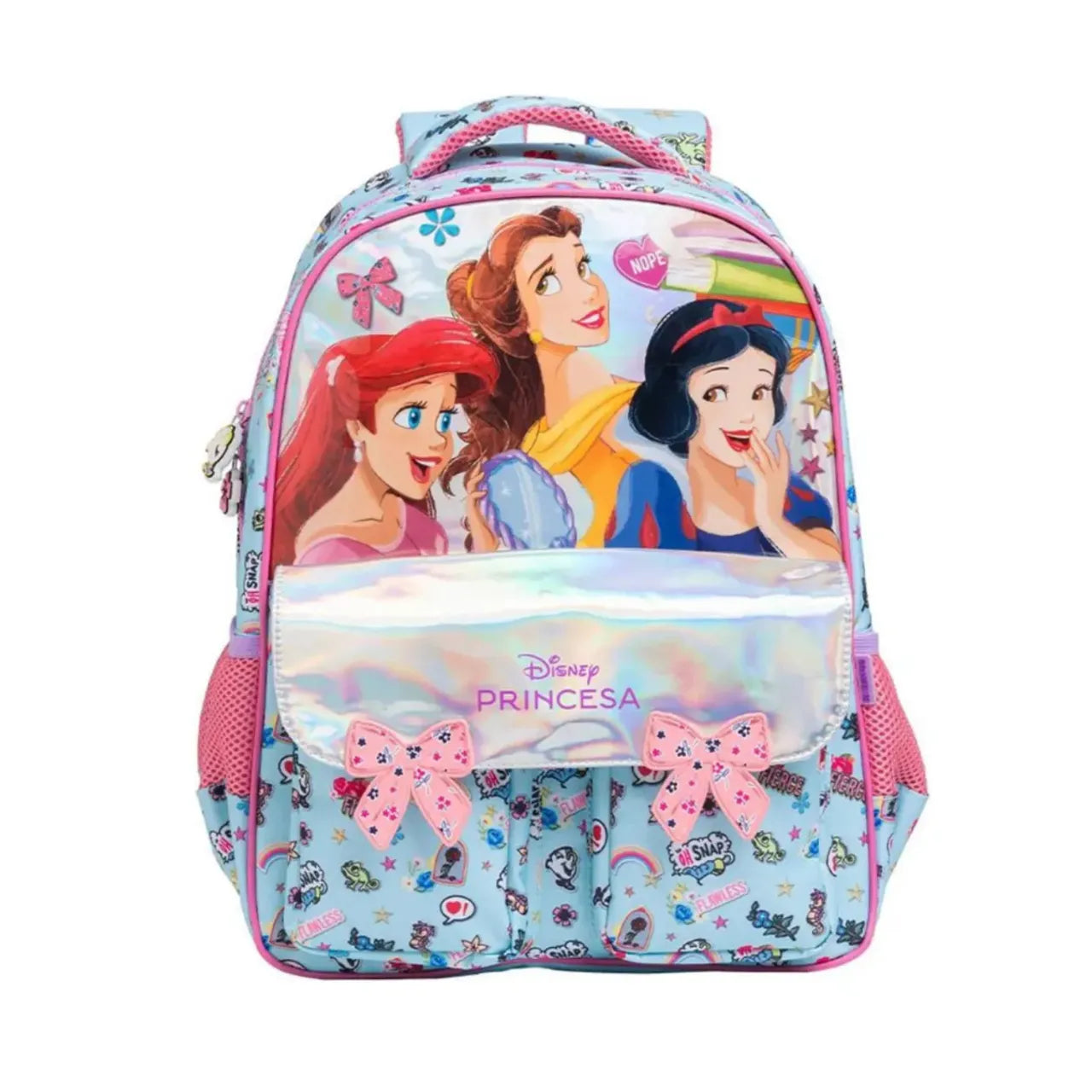 Mochila de Costas Princesas Holográfica Infantil Xeryus