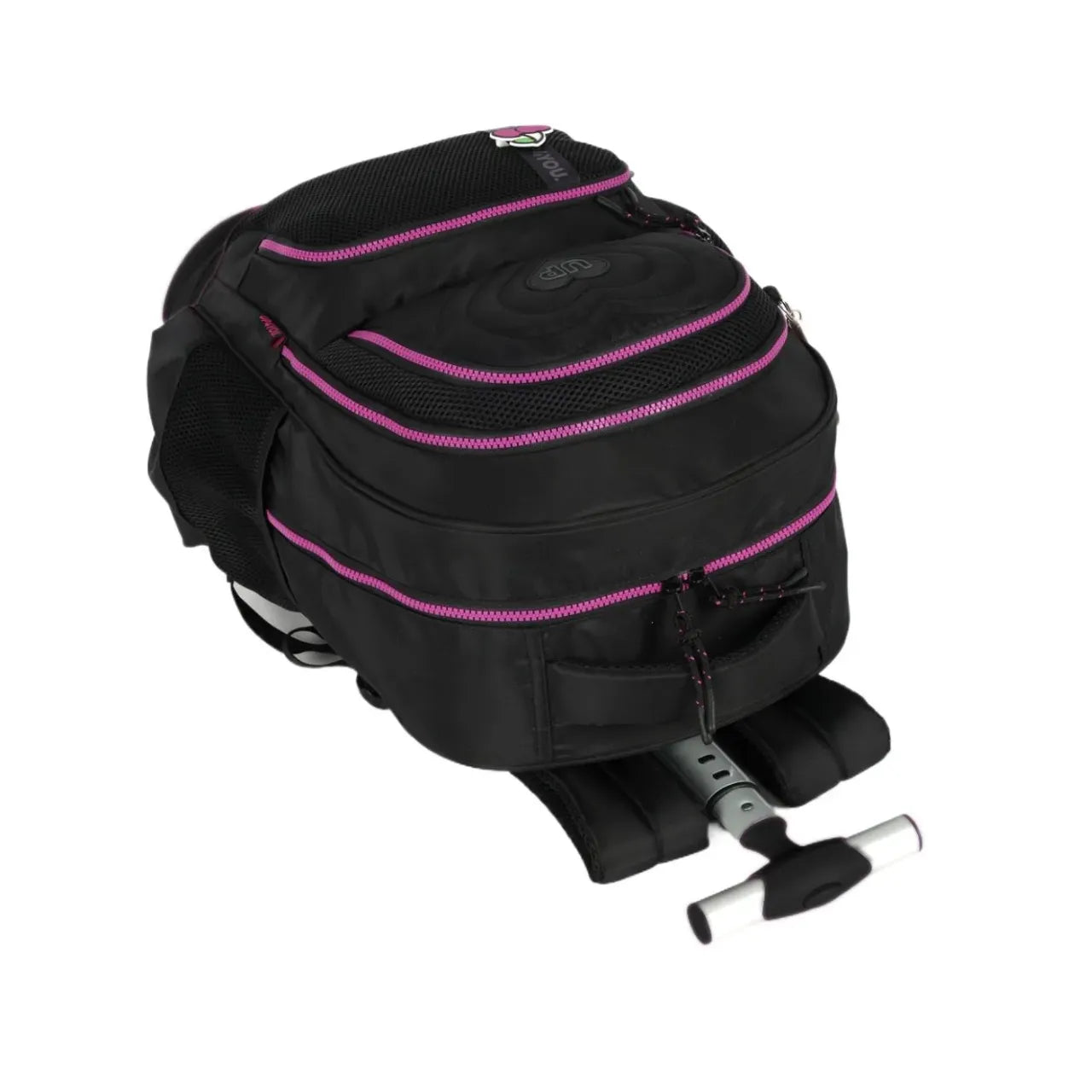 Kit Mochila Roda Up4You Preta com Lancheira e Estojo Box