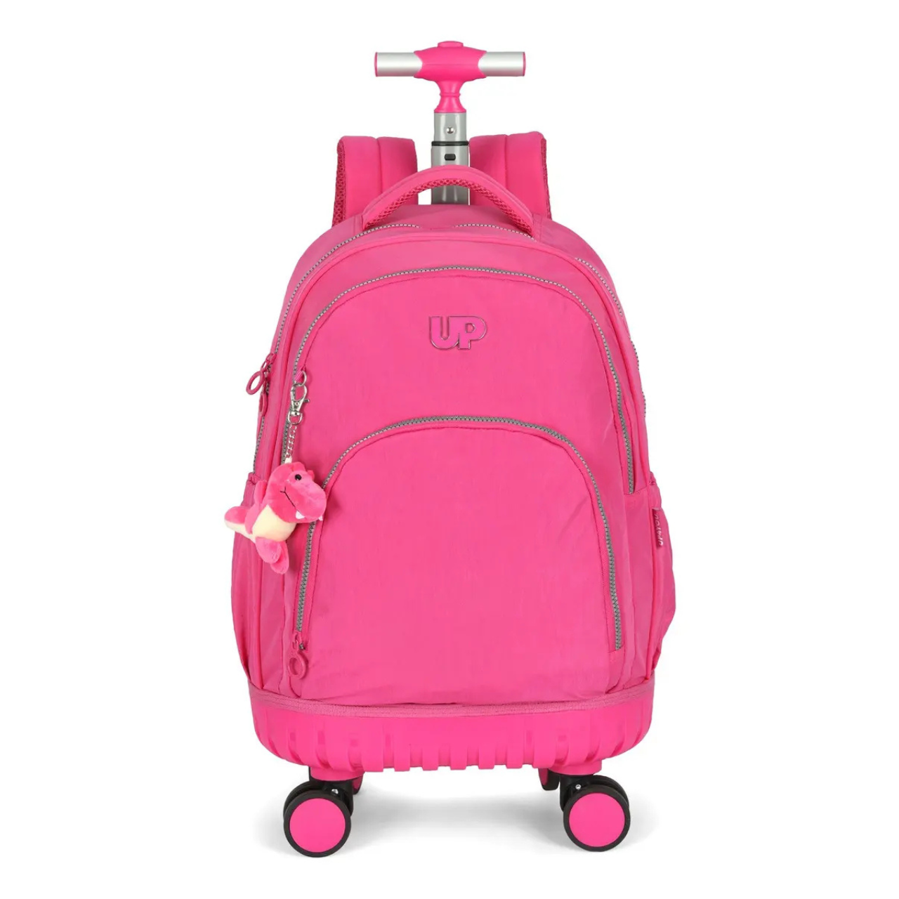 Mochila de Rodinha Escolar up4you Rosa Luxcel