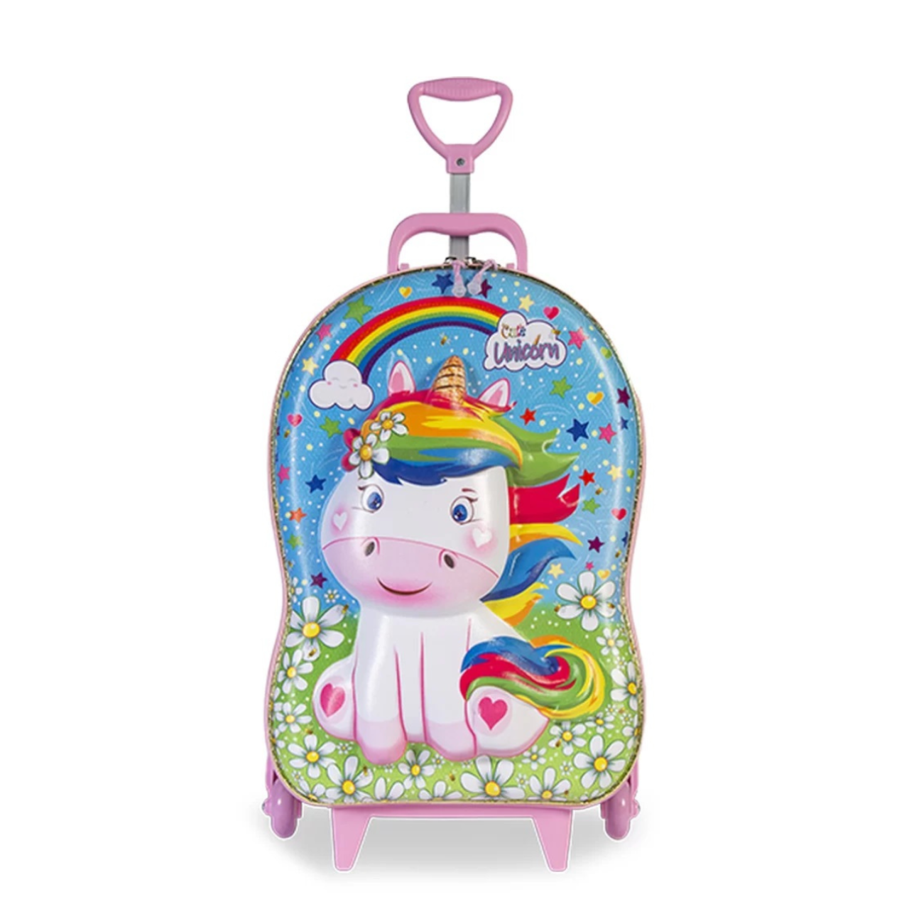 Kit Mochila e Lancheira Diplomata Cute Unicórnio