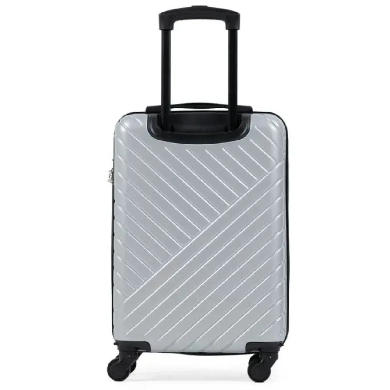 Mala de Bordo Detroit Bagaggio 10kg Prata Rodas 360°