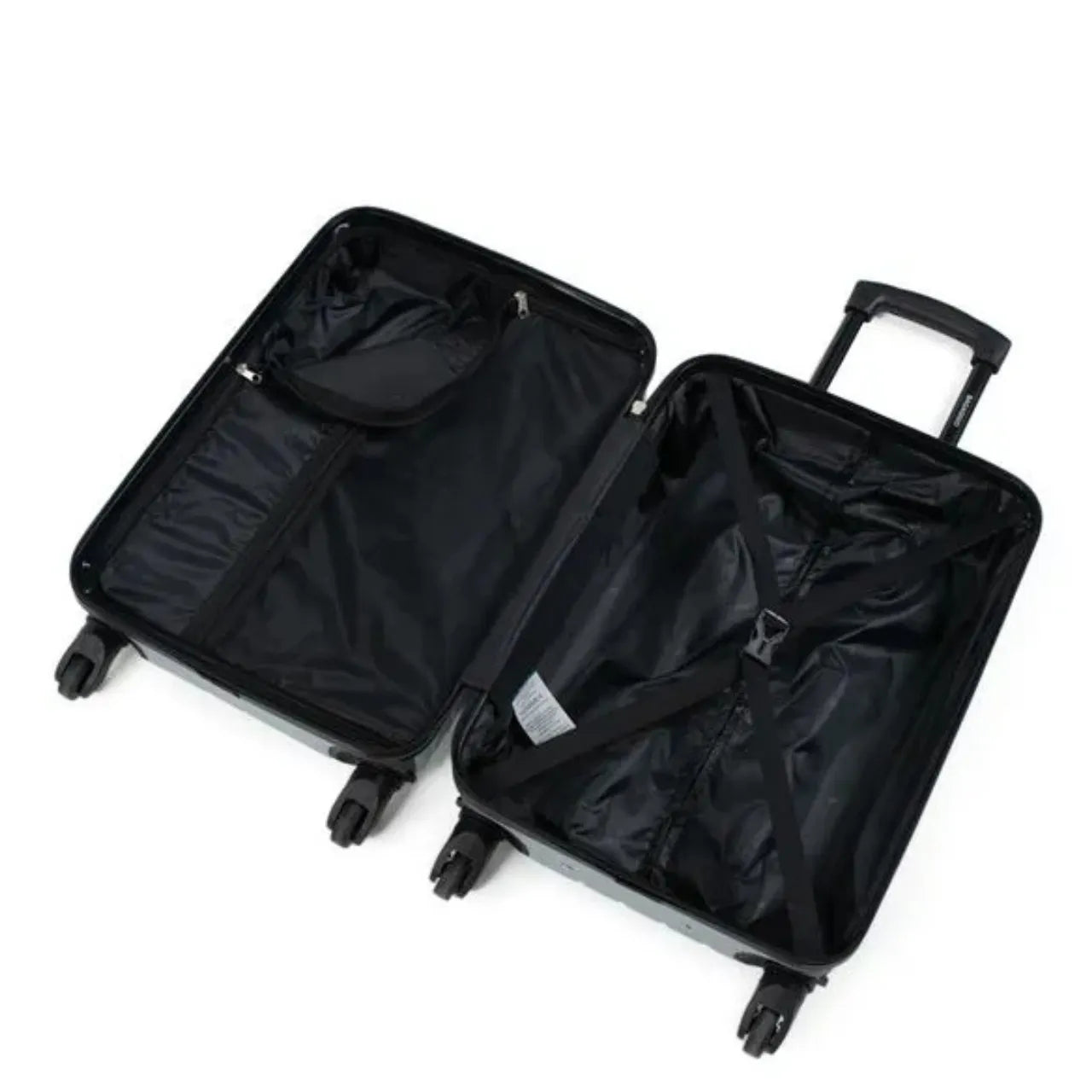 Mala de Bordo Detroit Bagaggio 10kg Prata Rodas 360°