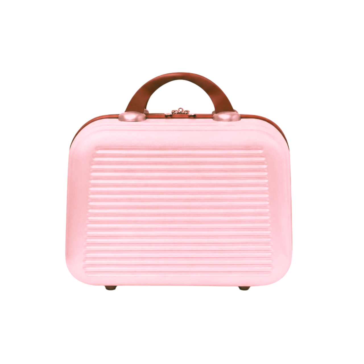 Frasqueira Pequena ABS Qualis Rose com Engate para Mala