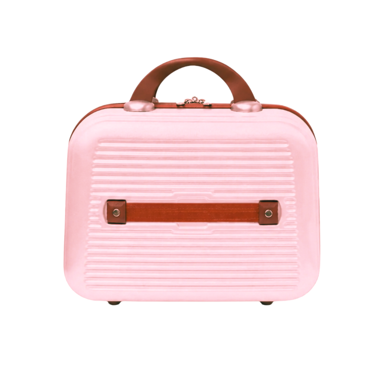Frasqueira Pequena ABS Qualis Rose com Engate para Mala