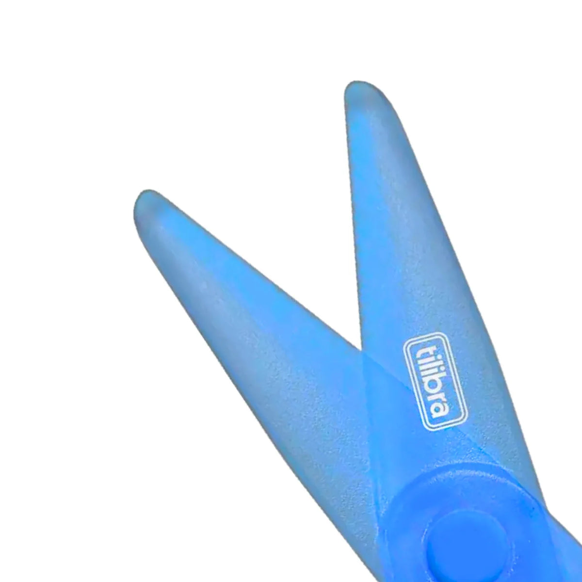 Tesoura Escolar Plástica Tilibra Azul