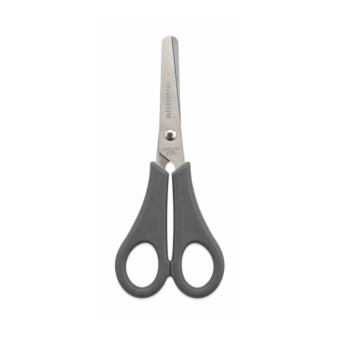 Tesoura Escolar Inox Plus Cinza Leo e Leo