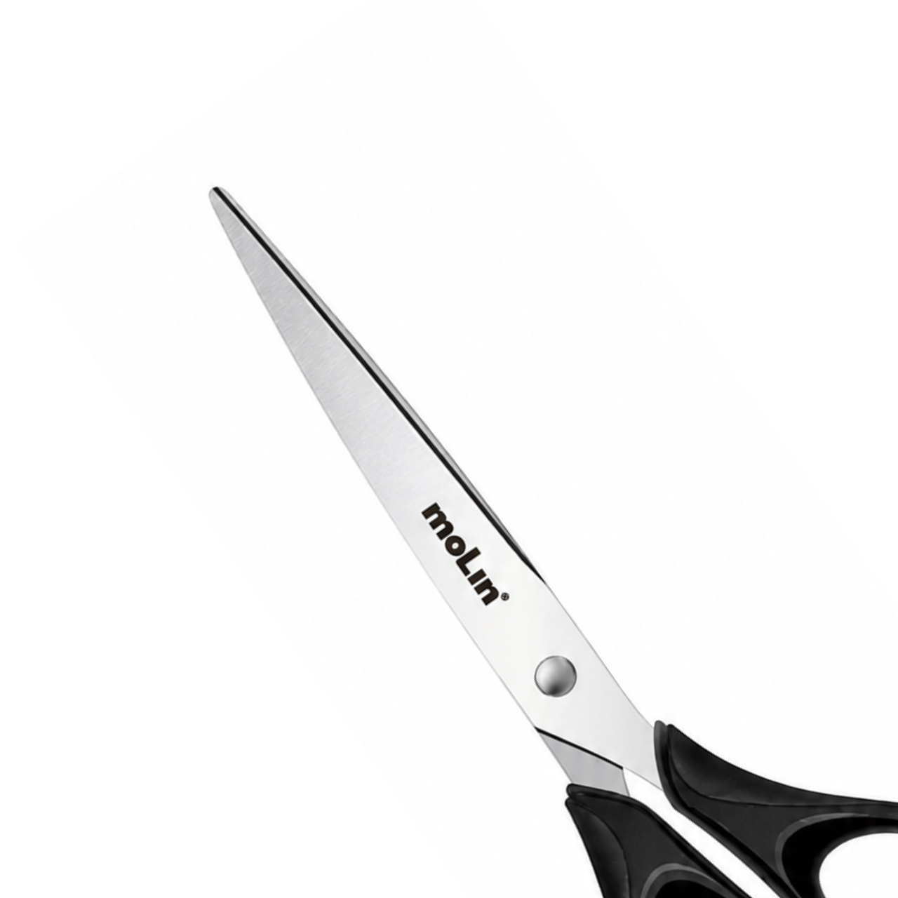 Tesoura Office Preta 21cm Molin Aço Inox