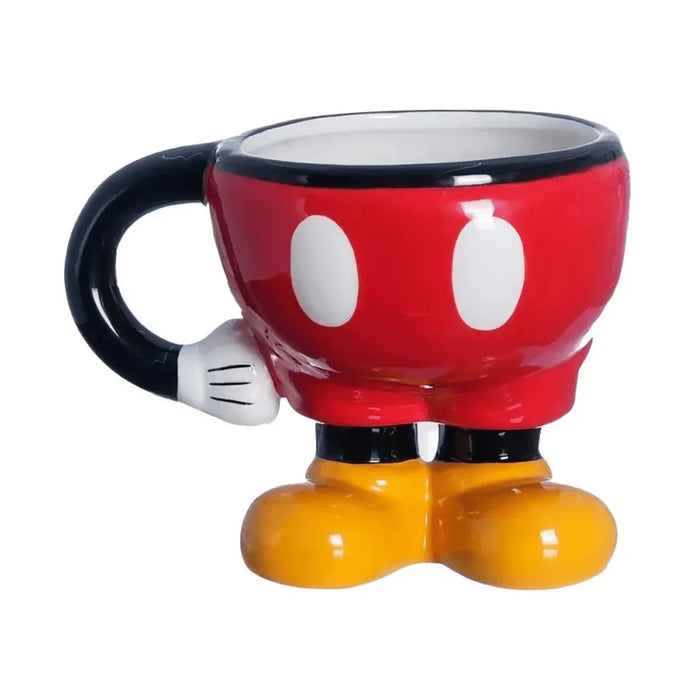 Caneca Decorativa 400ml Cerâmica Zona Criativa Mickey Mouse