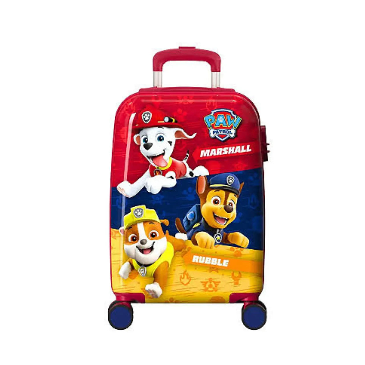 Mala Infantil 10kg Patrulha Canina Luxcel Rodas 360°