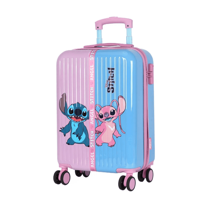 Mala Infantil 10kg Stitch e Angel Rodas 360°