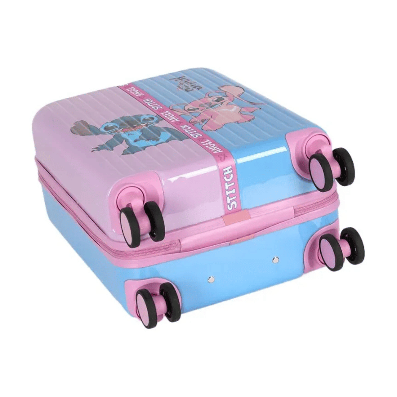 Mala Infantil 10kg Stitch e Angel Rodas 360°