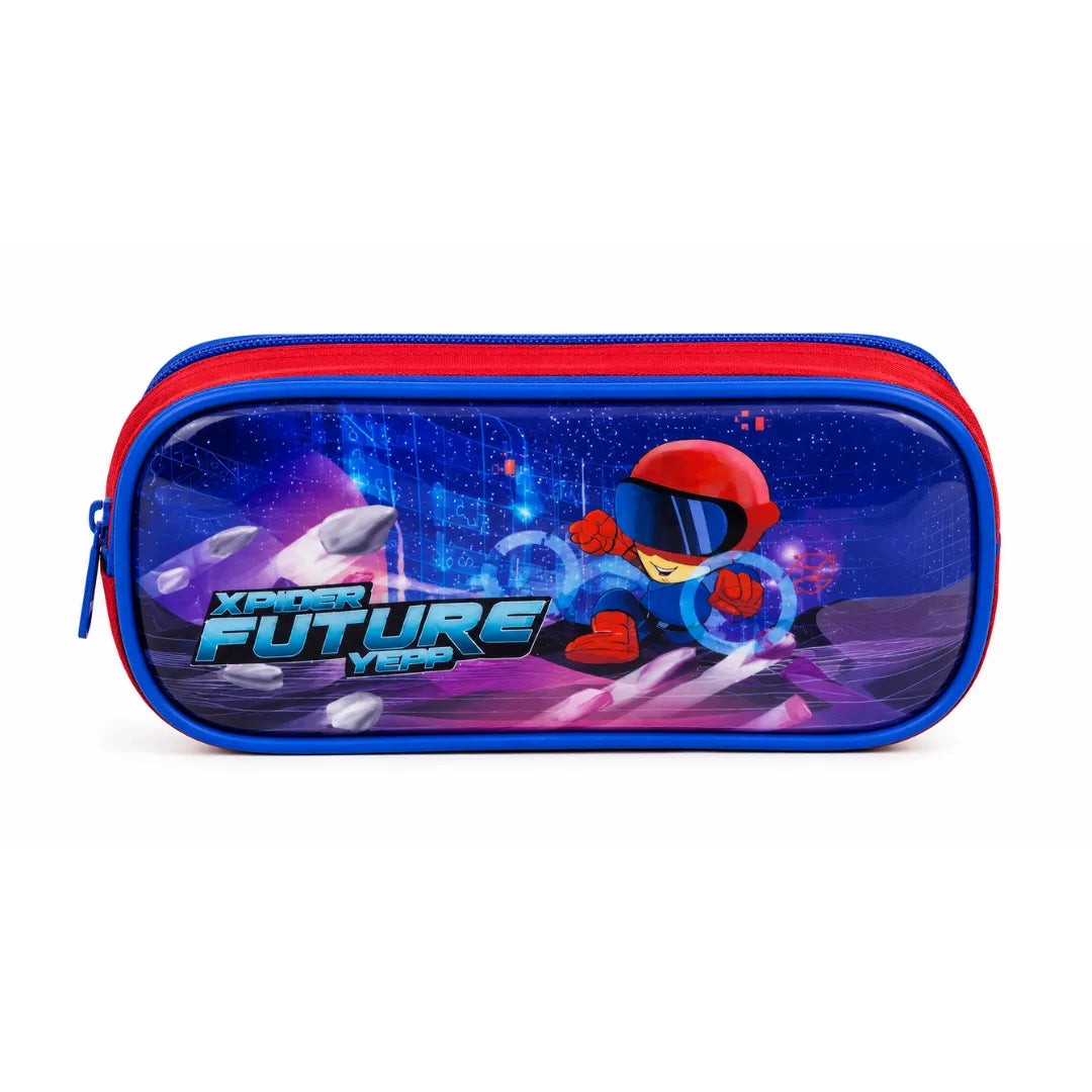Kit Mochila de Rodinha Masculina Vermelha Yepp com Lancheira e Estojo