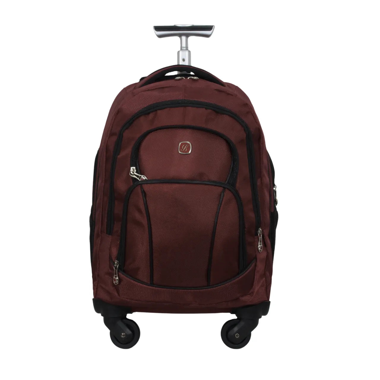 Mochila Juvenil 4 Rodas Marrom Bloonfield Escolar