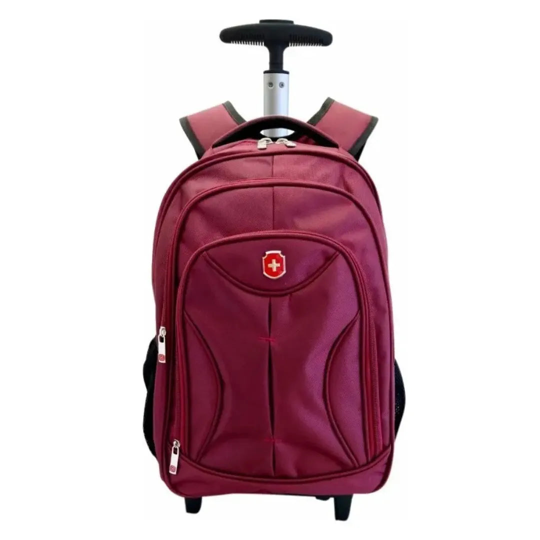 Mochila Juvenil 4 Rodas Vermelha Bloonfield Escolar