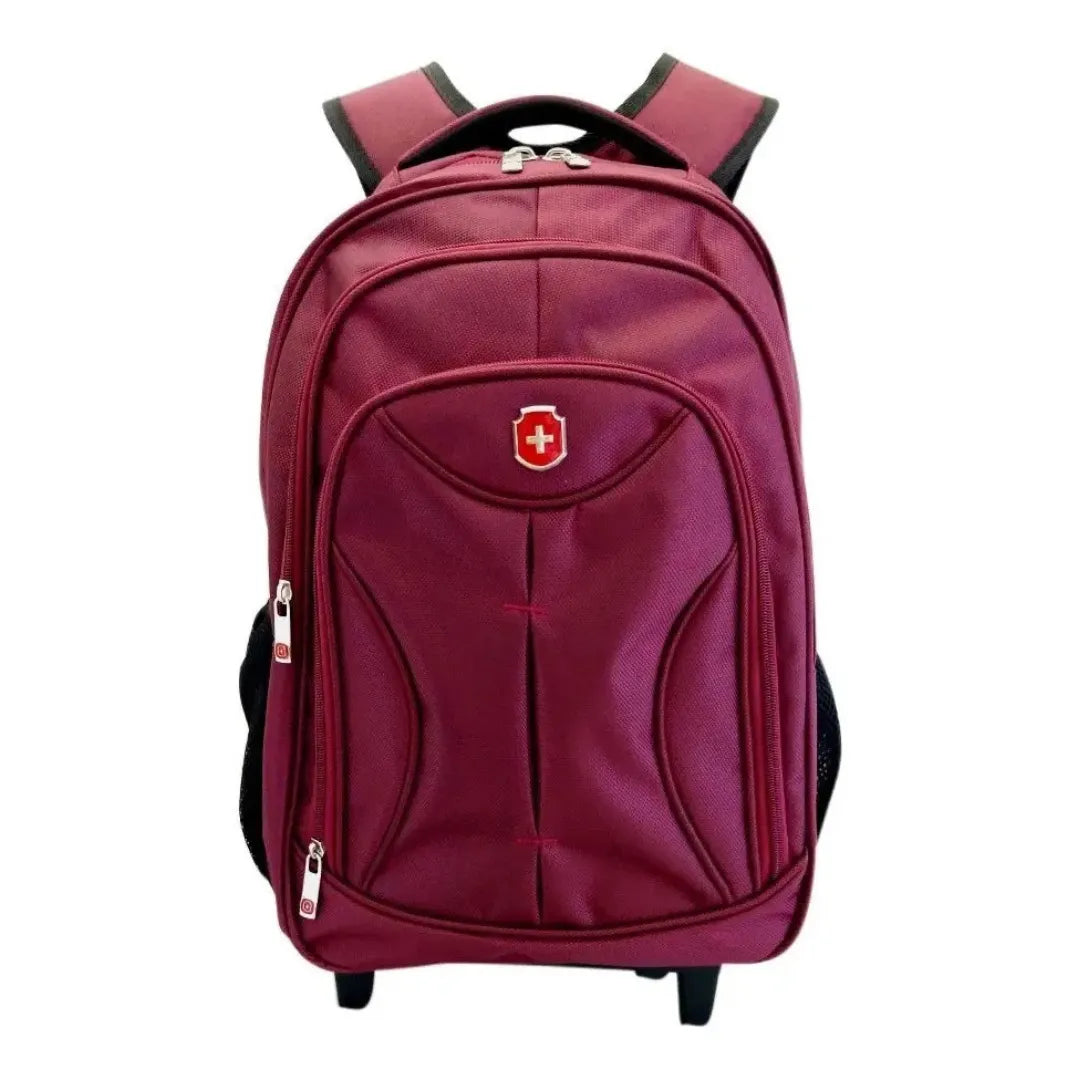 Mochila Juvenil 4 Rodas Vermelha Bloonfield Escolar
