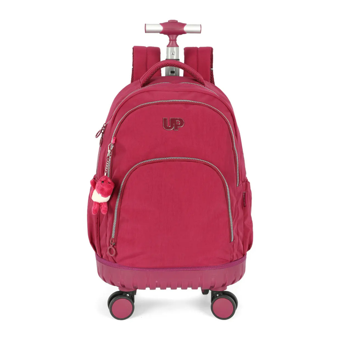 Mochila de Rodinha Escolar up4you Vinho Luxcel