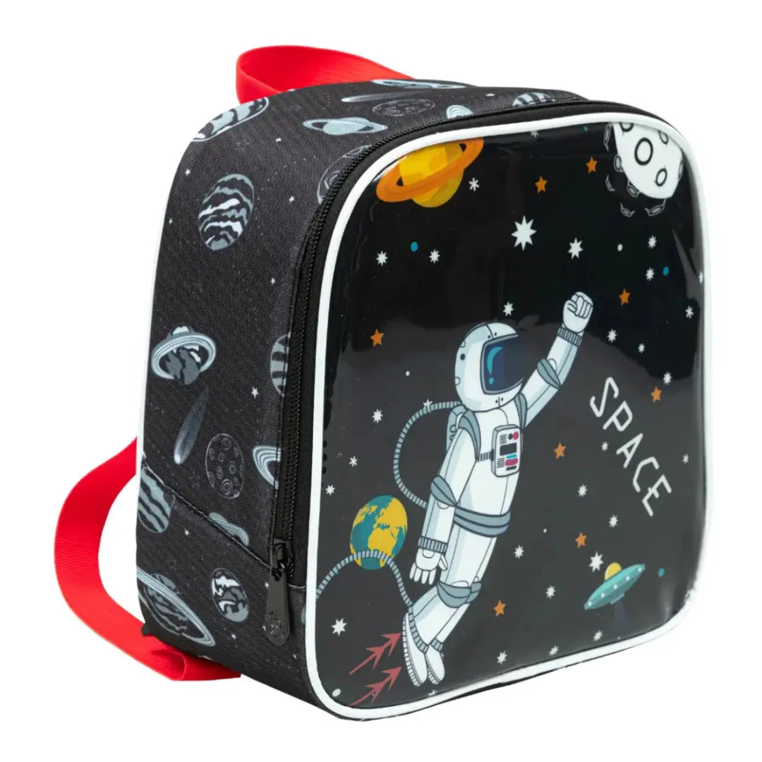 Kit Mochila de Rodinha Preta  Yepp com Lancheira e Estojo