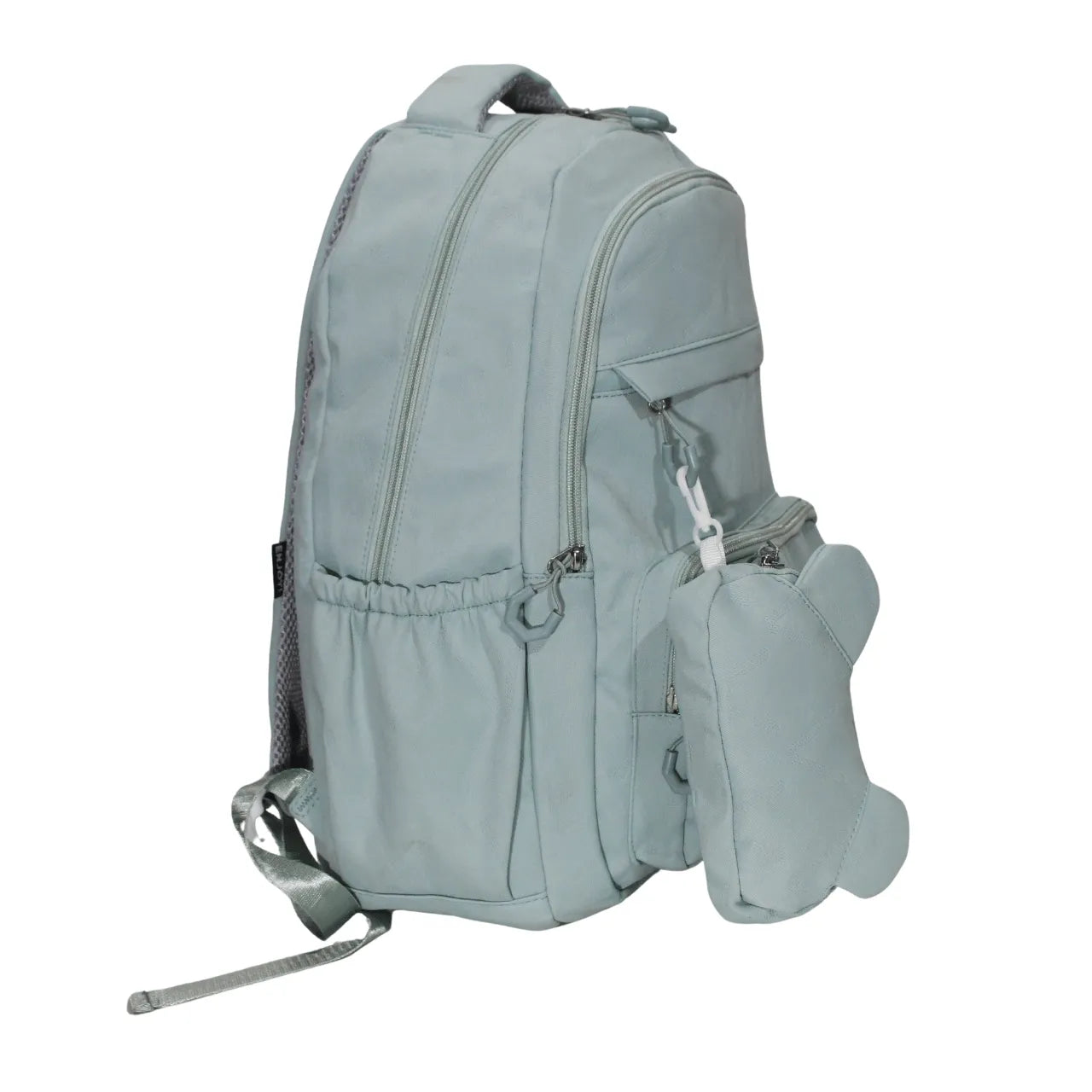 Mochila De Costas Verde-Agua Juvenil Qualis