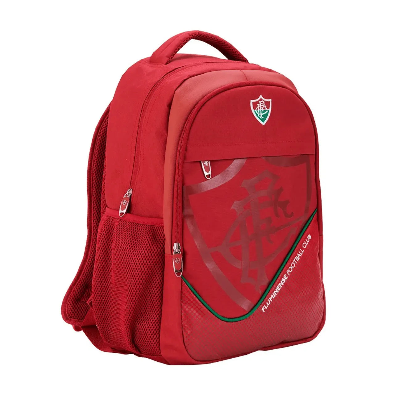 Mochila de Costas Fluminense Vermelha Xeryus Escolar e Casual