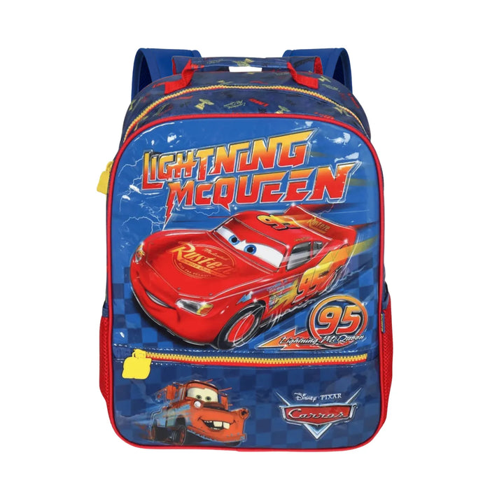 Mochila Escolar Costas Carros Lightning McQueen Xeryus