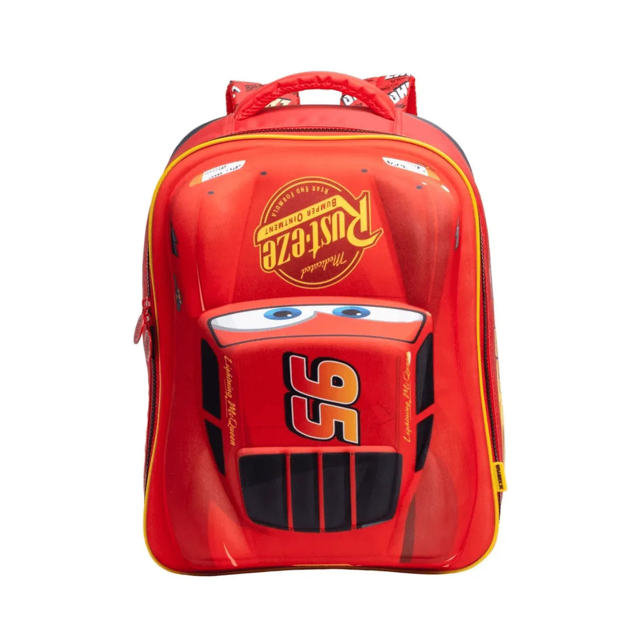 Mochila de Costas 16 Carros Xeryus Infantil Escolar com Bolsos Auxiliares