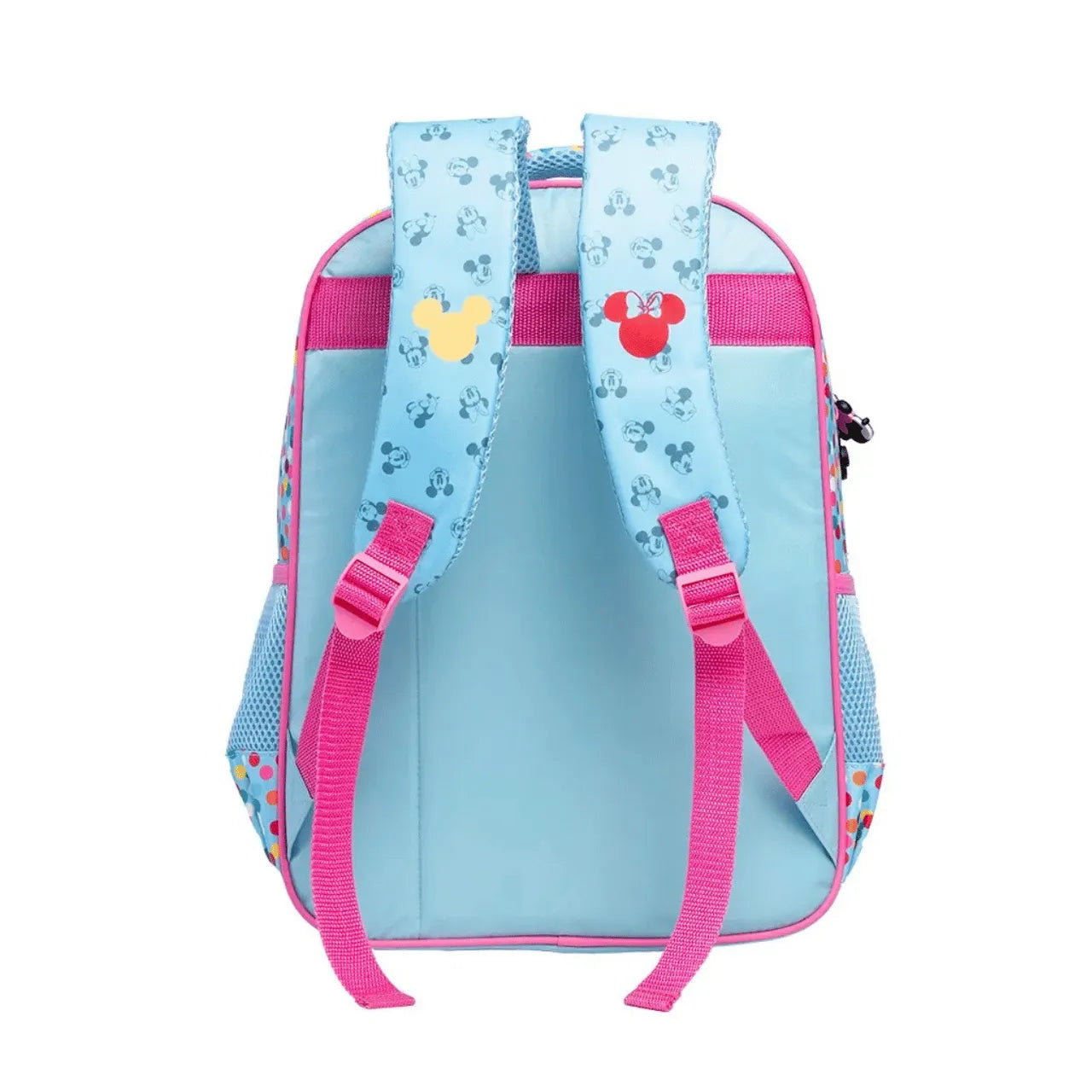 Mochila de Costas 16 Minnie e Mickey Azul Xeryus Infantil Escolar