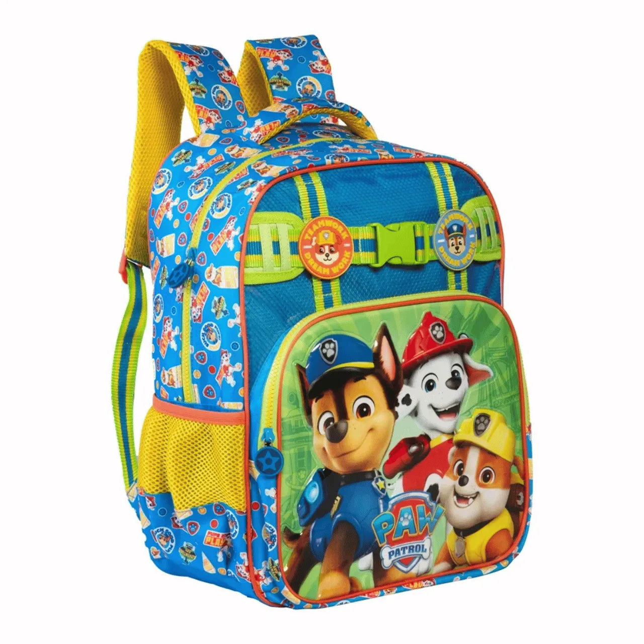 Mochila de Costas 16 Patrulha Canina Xeryus Infantil Escolar com Alças Reforçadas