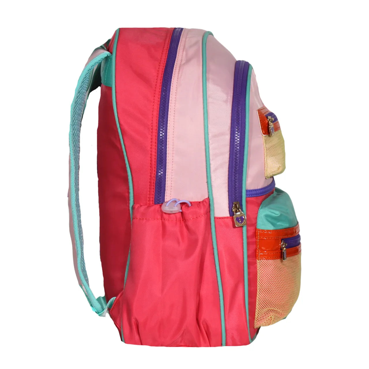 Mochila Escolar De Costas Flor Pink Kika