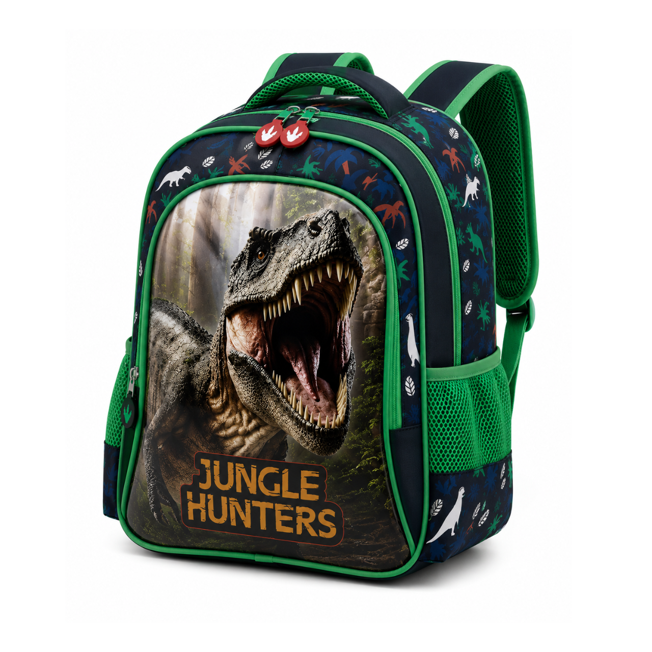 Mochila de Costas Dinossauro Jungle Hunters Verde