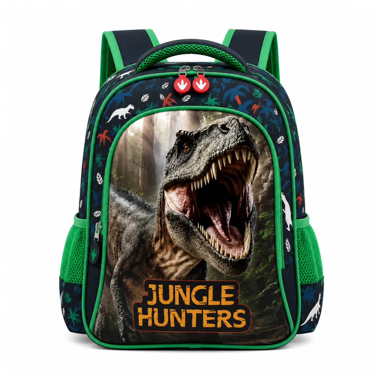 Mochila de Costas Dinossauro Jungle Hunters Verde