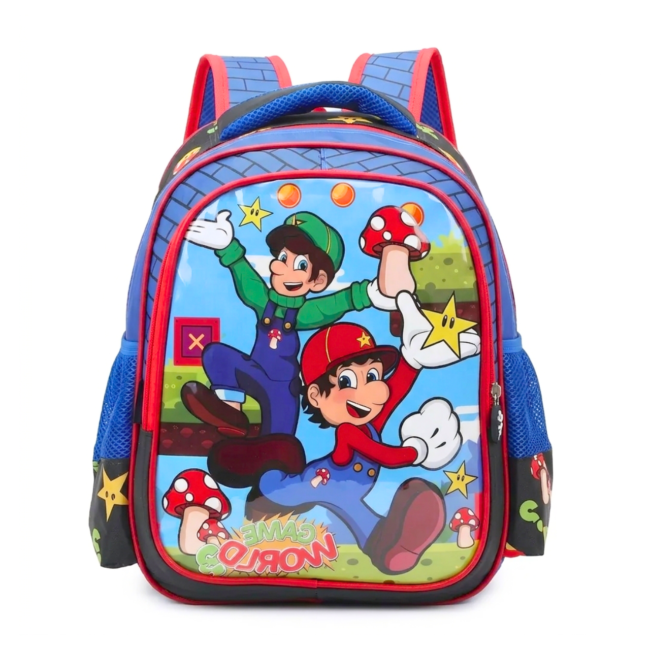 Mochila de Costas Game World Preto Ponto Verde