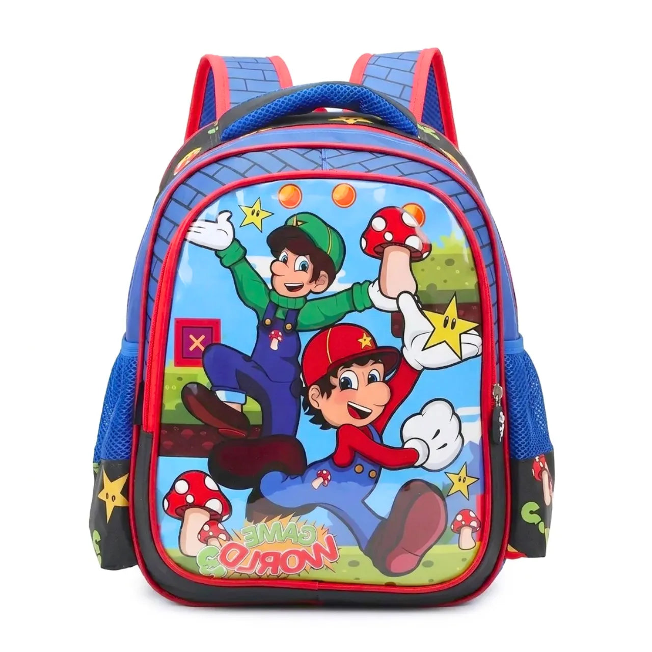 Mochila de Costas Game World Preto Ponto Verde