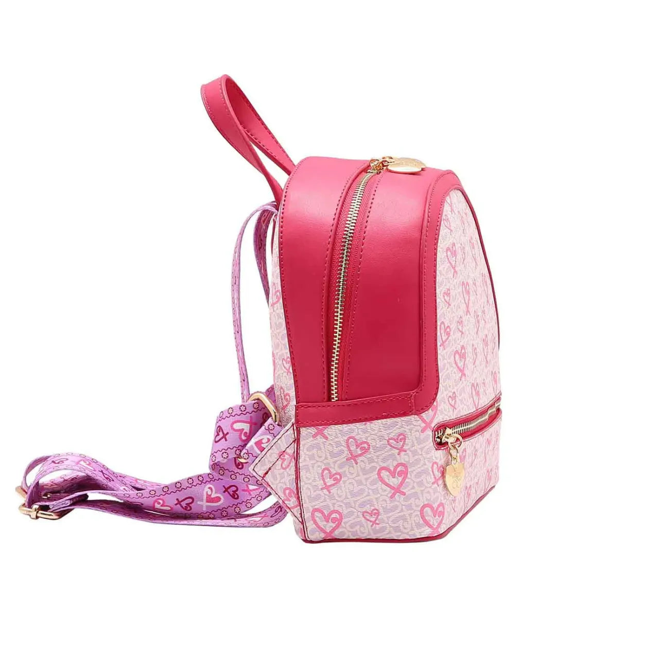 Mochila Feminina de Costas Chenson Rosa Coração