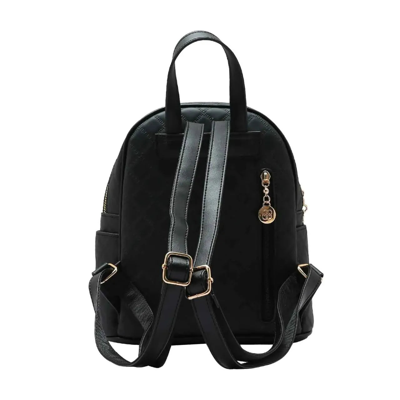 Mochila Feminina de Costas Chenson Preta Matelassê