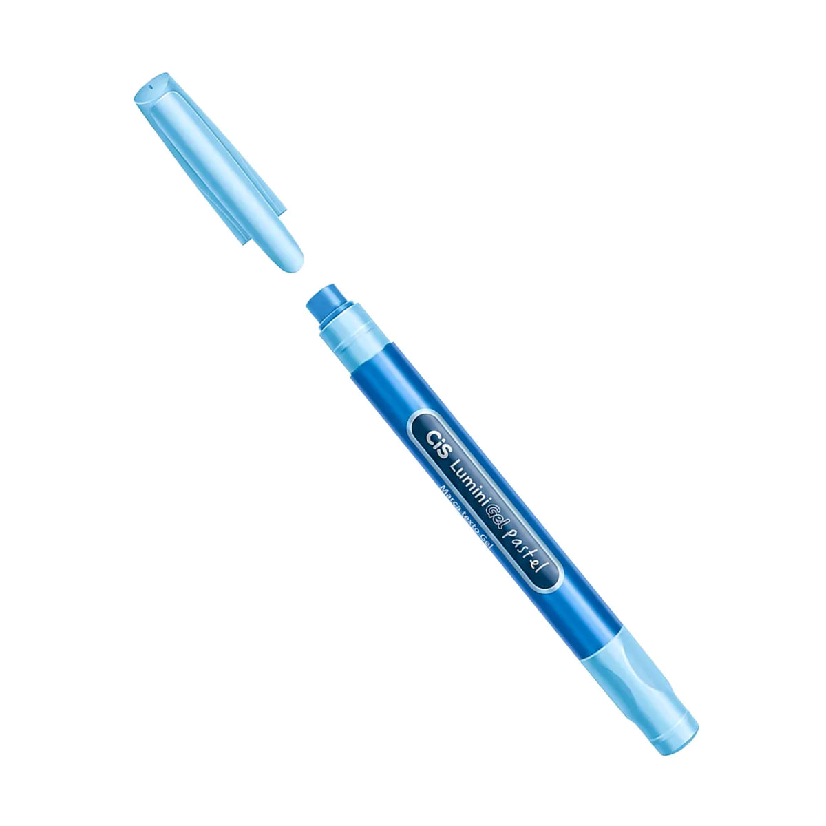 Marca Texto em Gel Cis Pastel Azul