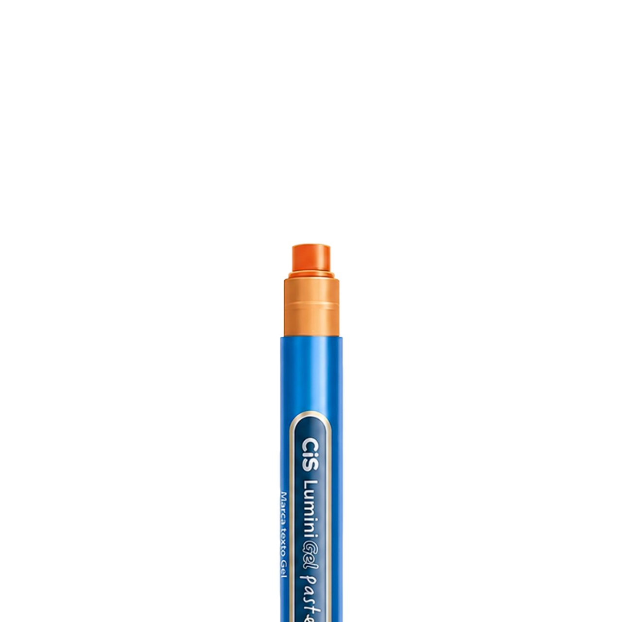 Marca Texto em Gel Cis Pastel Laranja