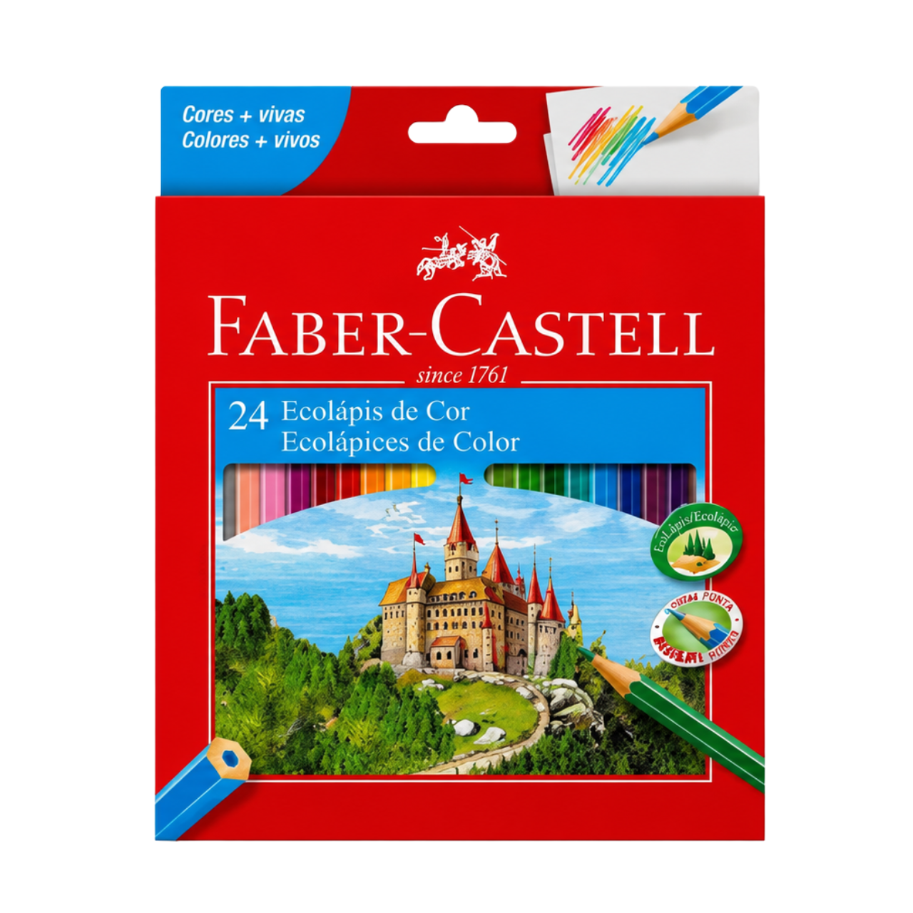 Lápis de Cor Faber Castell 24 Cores