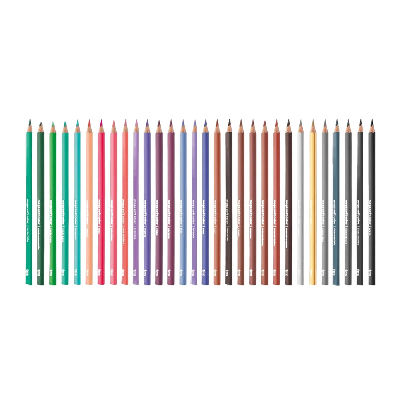 Lápis de Cor Triangular 60 Cores Tris Mega Soft Color