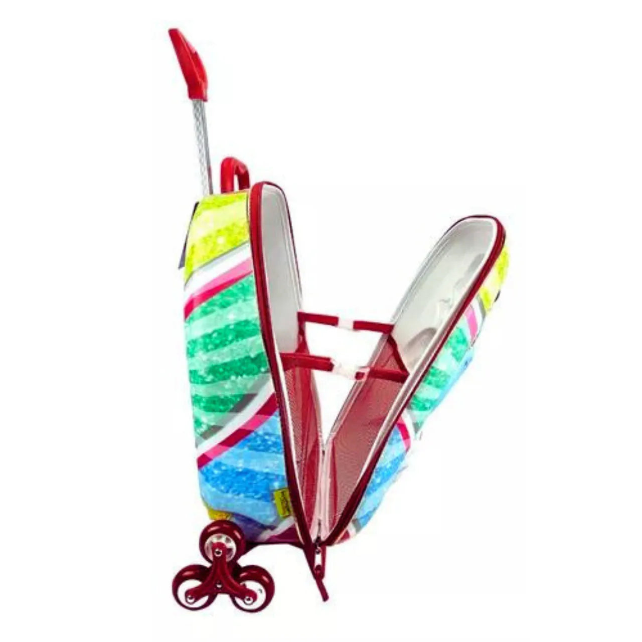 Mochila Rodinha Infantil Branca de Neve 3D Diplomata