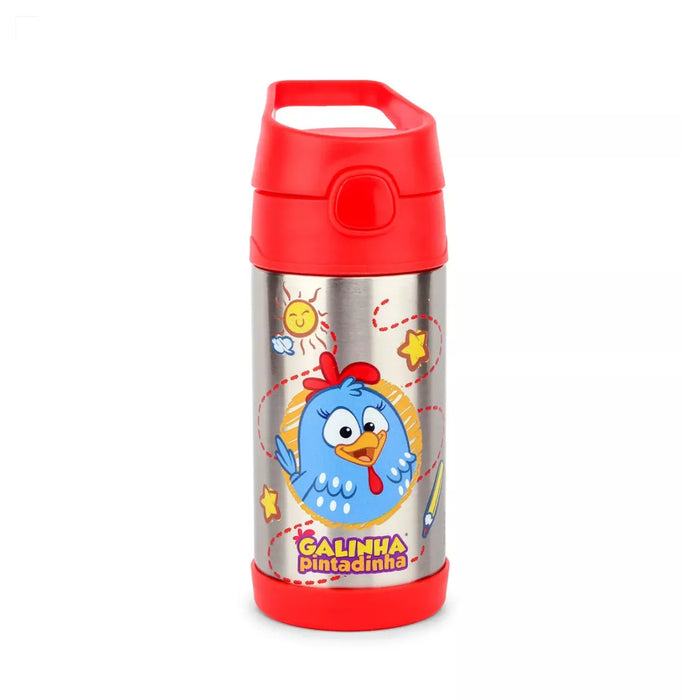 Garrafa Termica Galinha Pintadinha 350ML